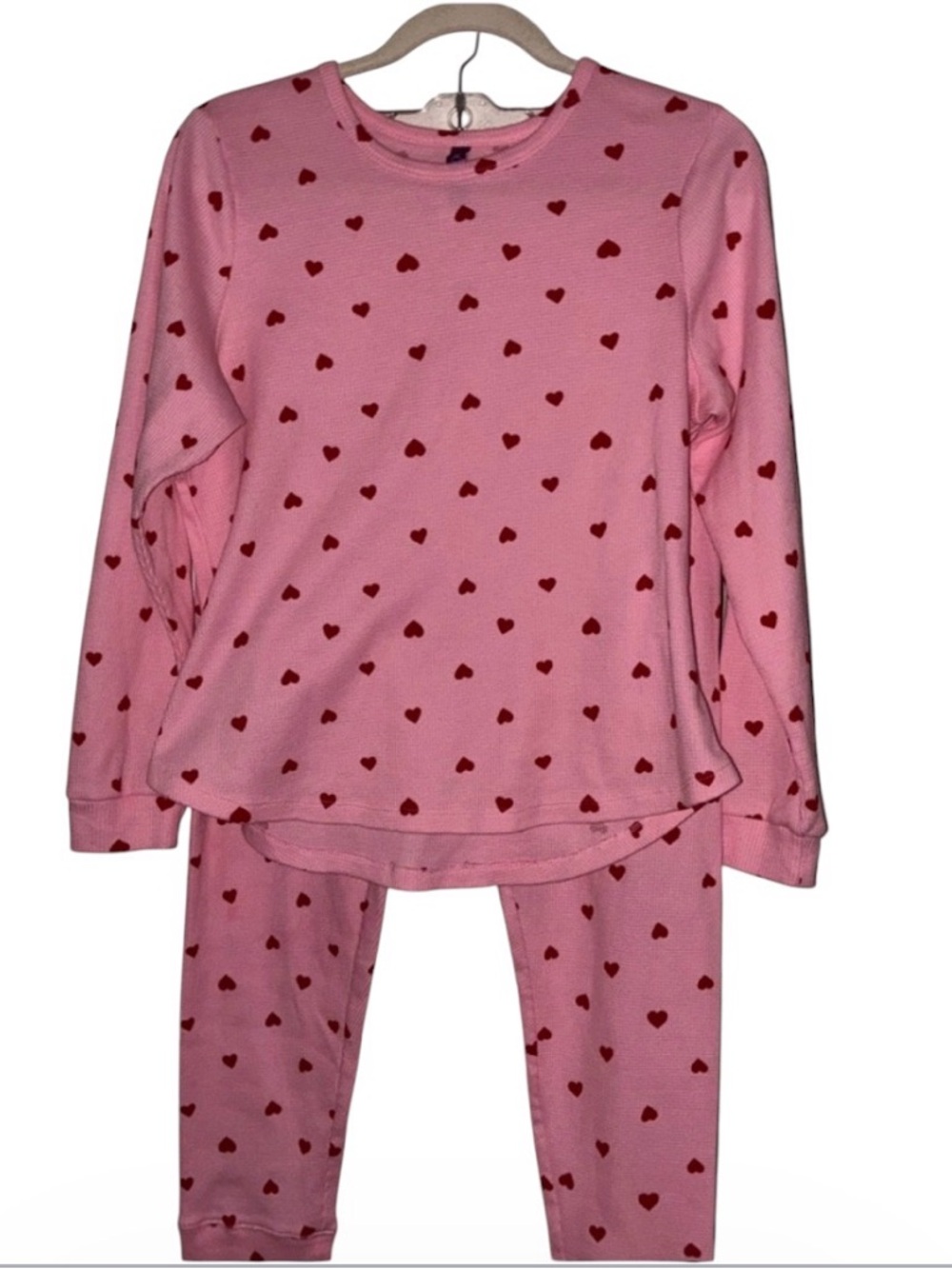 Adore Me Pink Heart Pajamas EUC SZ 0X